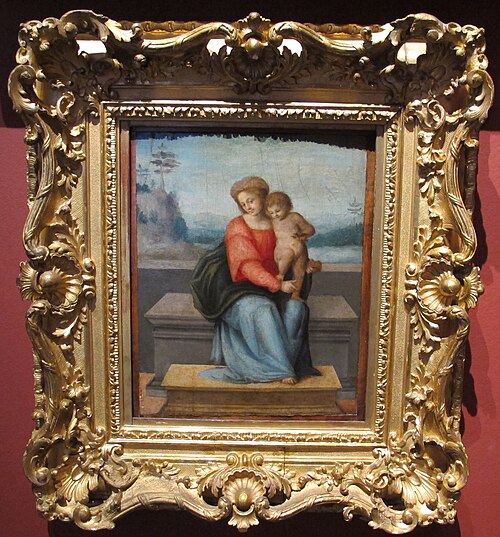 Vierge à l'Enfant, 1520, Francesco Ubertini dit Le Bacc