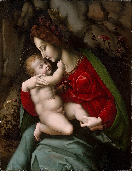 Vierge à l'Enfant, 1520, Francesco Ubertini dit Le Bacc