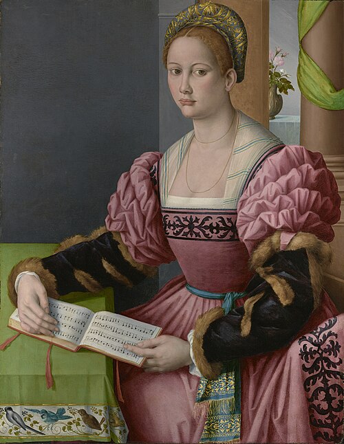 Portrait de femme, 1540, Francesco Ubertini dit Le Bacc