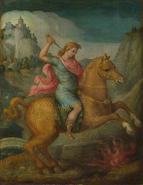 Marcus Curtius, 1520, Francesco Ubertini dit Le Bacc