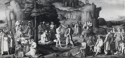 Le Baptème du Christ, 1523, Francesco Ubertini dit Le Bacc