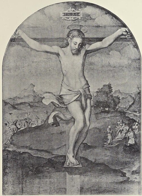 Crucifixion, 1550, Francesco Ubertini dit Le Bacc