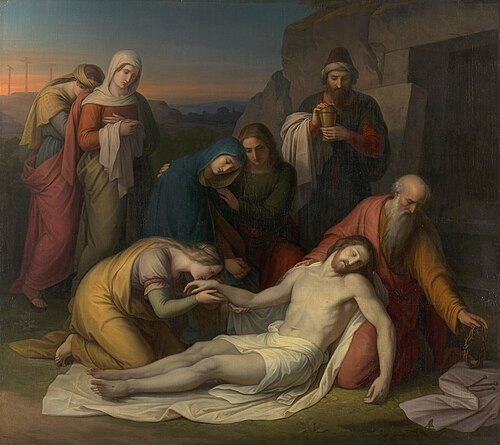 The Entombment of Christ, 1845, Gustav Jäger