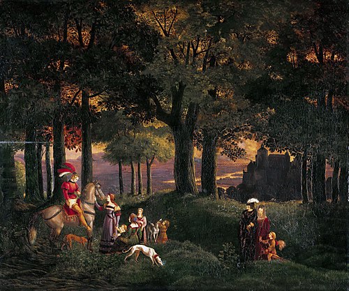 The lost knight, 1816, Karl Philipp Fohr