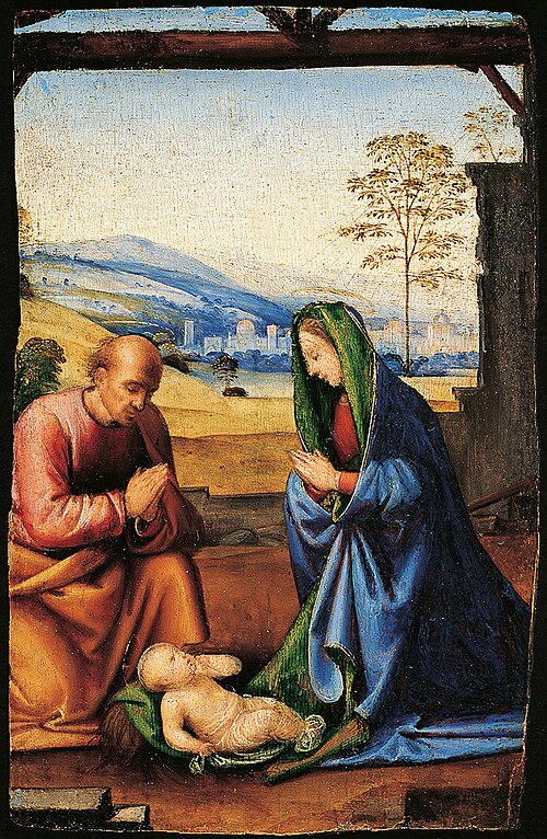 Adoration of the Christ Child, 1506, Fra Bartolomeo