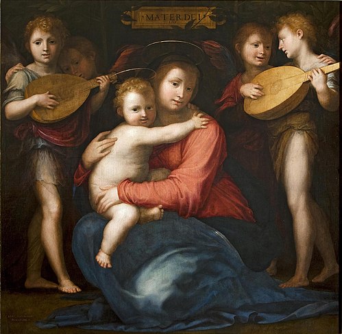 Madonna and Child with Four Angels, 1514, Fra Bartolomeo