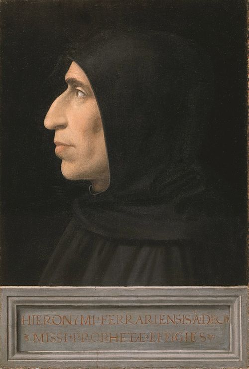 Portrait de Jérôme Savonarole, 1498, Fra Bartolomeo