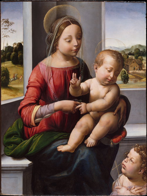 Vierge à l'Enfant avec le jeune saint Jean-Baptiste, 1497, Fra Bartolomeo