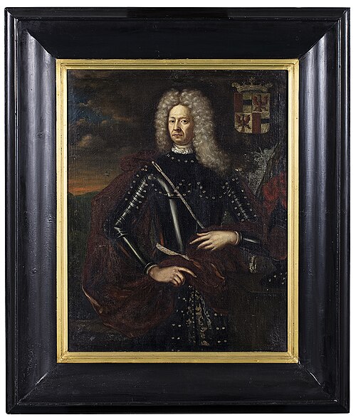 Man in harnas, 1713, Theodorus Wilkens
