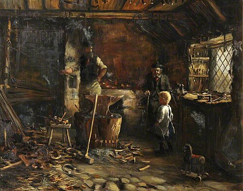 'Can you shoe a horse o' mine?', 1886, Thomas McEwan
