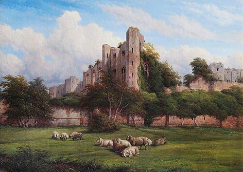 Lord Leycester Tower, Kenilworth Castle, 1862, Thomas Baker