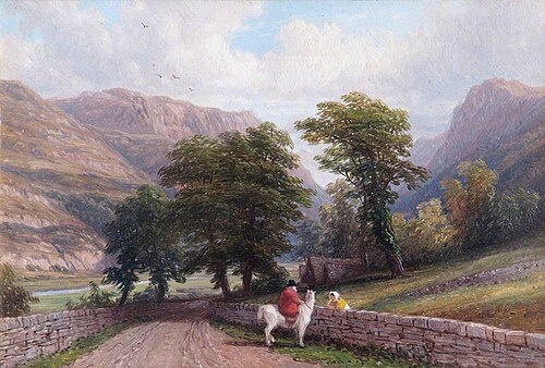 Near Llanberis, 1862, Thomas Baker