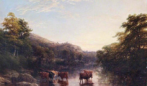 On the Wye, 1863, Thomas Baker