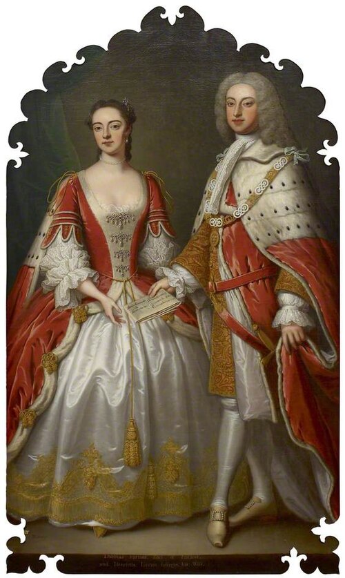 Thomas Fermor, 1st Earl of Pomfret, and Henrietta Louisa, Countess of Pomfret, 1750, Thomas Bardwell
