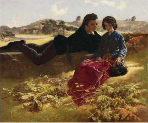 Two Lovers in a Landscape, , Thomas Bridgford