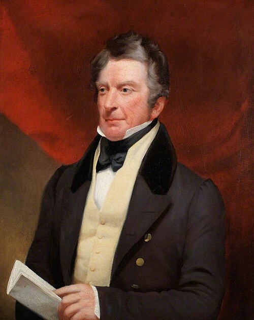 John Jones, Esq. (1777–1842), MP, of Ystrad, 1854, Thomas Brigstocke