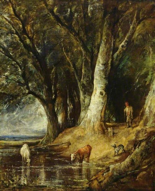 The Edge of a Wood, 1839, Thomas Churchyard