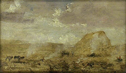 Landscape with Haystack, , Thomas Churchyard