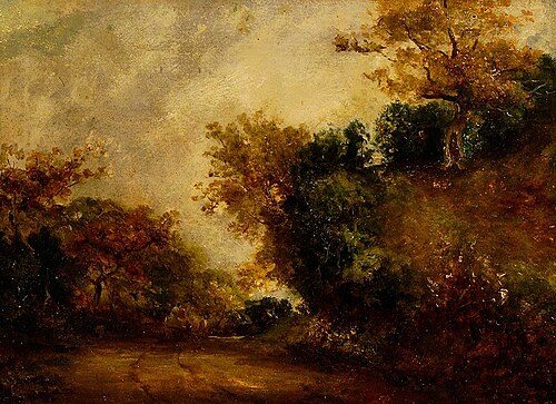Landscape with a Cart Track, , Thomas Churchyard