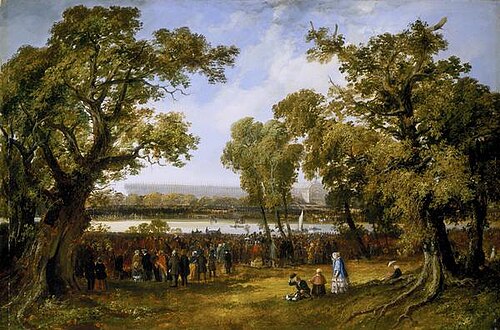 Crystal Palace in Hyde Park, London, 1851, Thomas Colman Dibdin