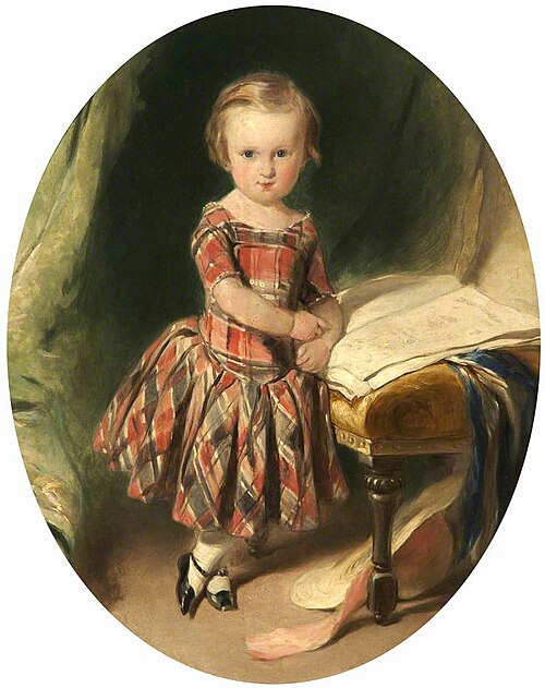 Walter Crane as a Child, 1846, Thomas Crane