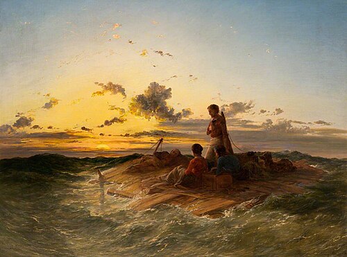 The Raft, 1850, Thomas Danby