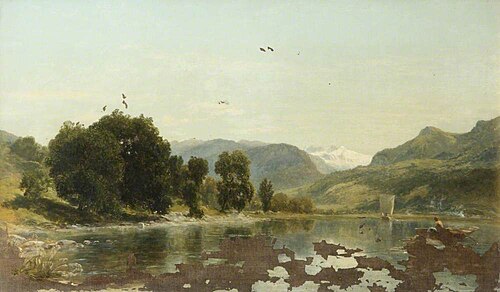 The Lake of Lucerne, 1856, Thomas Danby