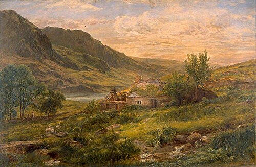 A Deserted Home, 1881, Thomas Danby