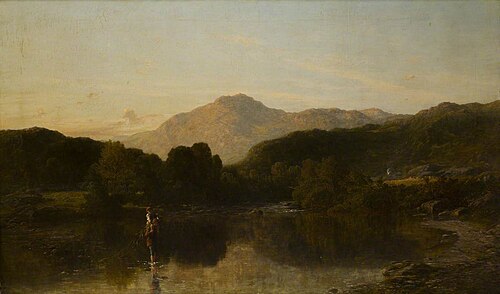 A Mountainous Riverscape, , Thomas Danby