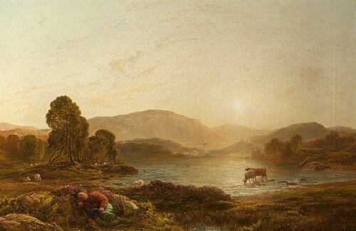 Llyn Cynwch, Dolgellau, 1853, Thomas Danby
