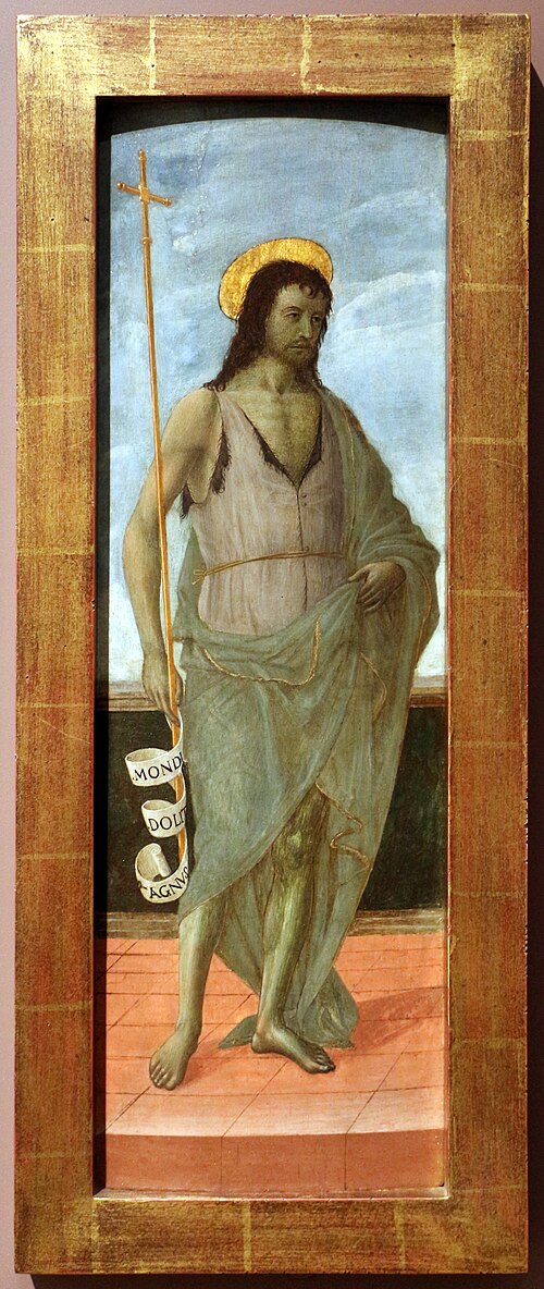 St. John the baptist, 1480, Ambrogio Borgognone