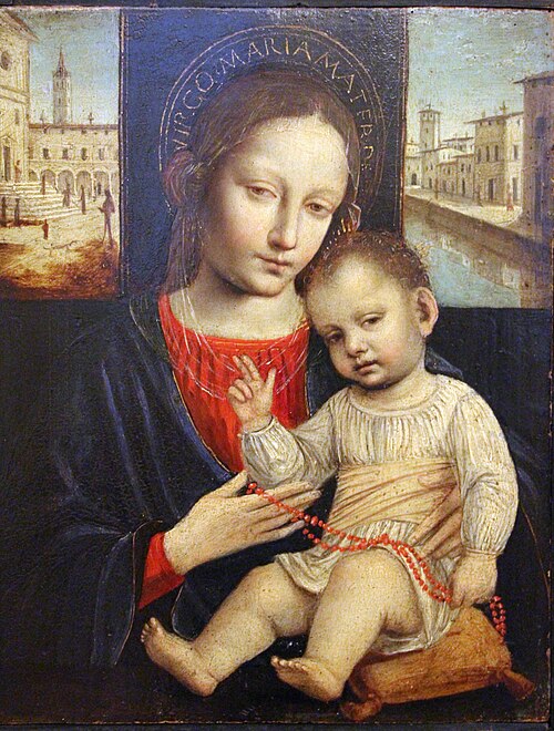 Madonna and Child, 1505, Ambrogio Borgognone