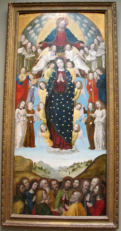 Assomption de la Vierge, , Ambrogio Borgognone