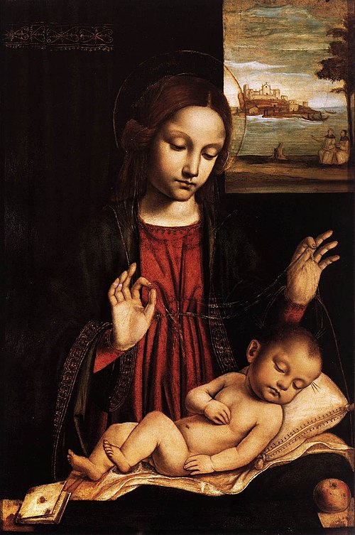 La Vierge du Voile, 1495, Ambrogio Borgognone