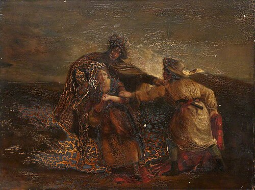 Jeanie Deans and the Robbers, 1831, Thomas Duncan