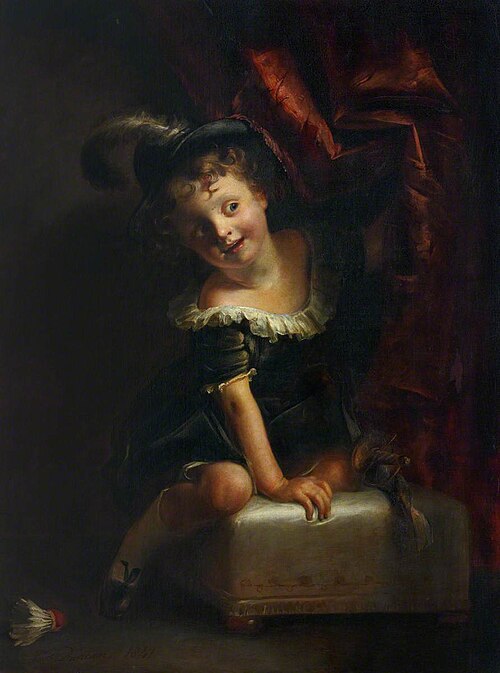 Bo Peep, Portrait of a Child, 1841, Thomas Duncan