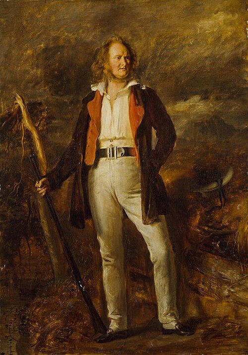 Professor John Wilson (nom de plume, 'Christopher North'), 1785 - 1854. Author and moral philosopher, 1840, Thomas Duncan
