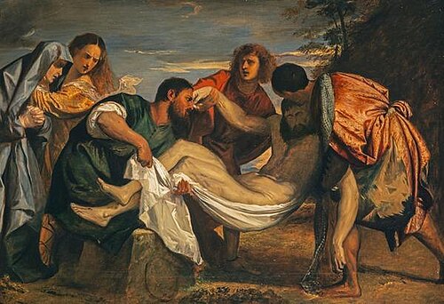 The Entombment of Christ (after Titian), , Thomas Duncan