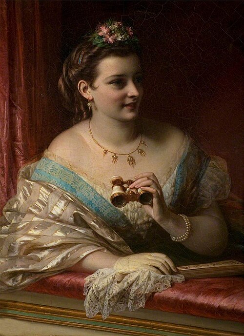 At the Opera, , Thomas Francis Dicksee