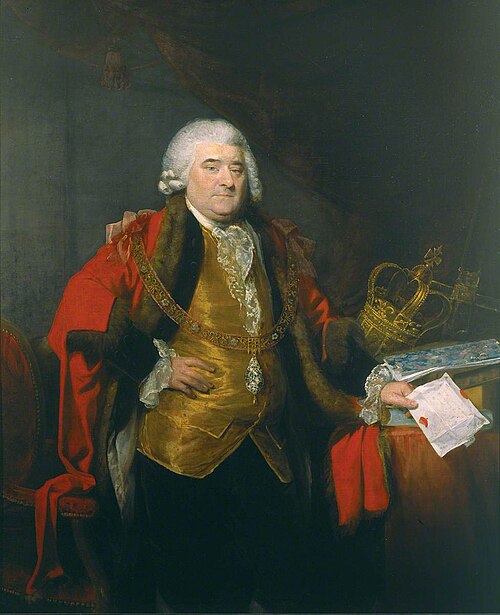 Brass Crosby (1725–1793), Alderman of Bread Street Ward, 1787, Thomas Hardy
