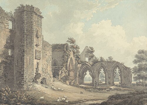 The Ruins of the College of Lincluden, Near Dumfries, 1778, Thomas Hearne