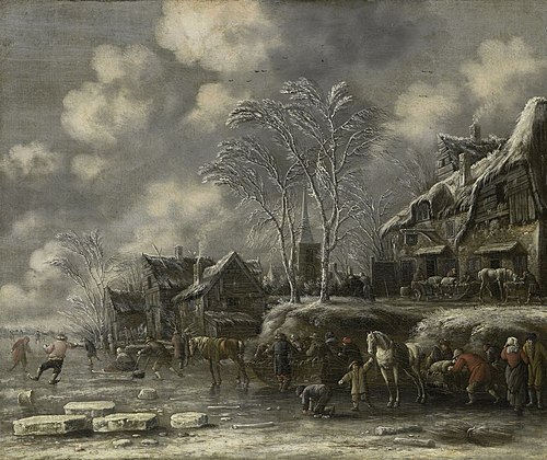 Winter Scene, 1675, Thomas Heeremans