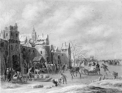 Winter Scenery, 1684, Thomas Heeremans