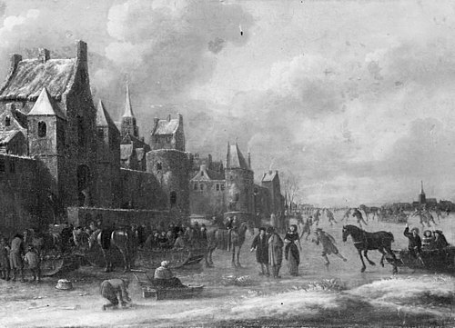 Winter Scenery, 1689, Thomas Heeremans