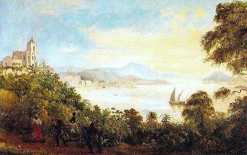 Vista do Outeiro da Glória, 1838, Thomas Lyde Hornbrook