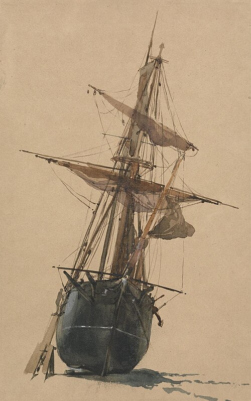 Beached Fishing Vessel, , Thomas Miles Richardson, Sr.