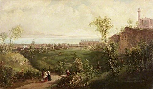 The Old Leith Walk, Edinburgh, 1840, Thomas Miles Richardson, Sr.