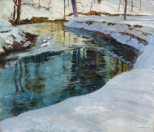 Close of a Winter Day, 1914, Thomas P. Barnett
