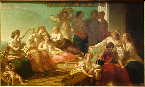 Muses and Graces, 1859, Thomas Prichard Rossiter