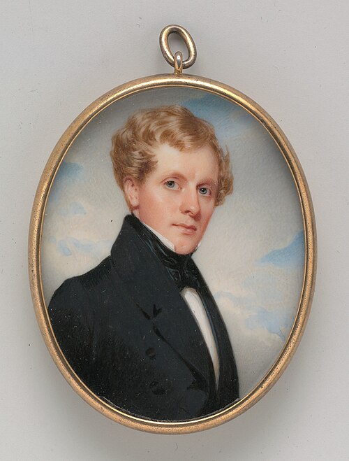 Portrait of a Gentleman, 1835, Thomas Seir Cummings